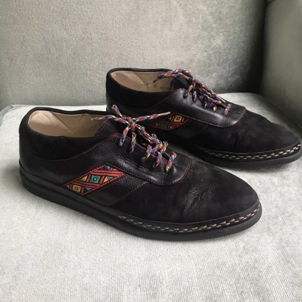 Bally Of Switzerland Nubuck Vintage Sneakers Sz 7